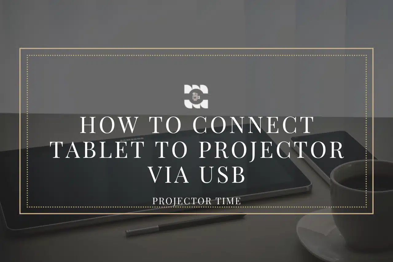 how to connect tablet to projector via usb